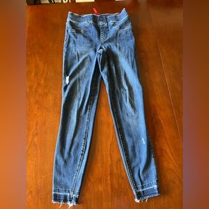 Spanx distressed jeans